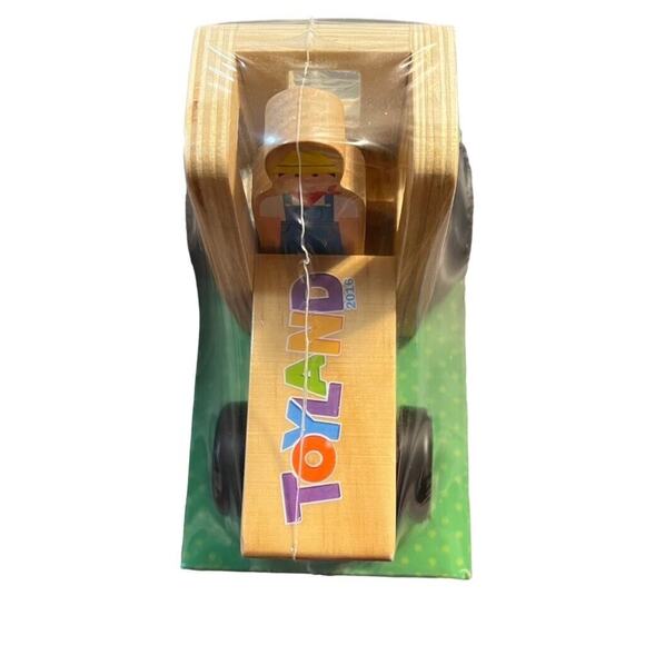 Melissa and Doug Kids Farm Tractor Play Toy Wooden and Farmer Childrens - Picture 5 of 8